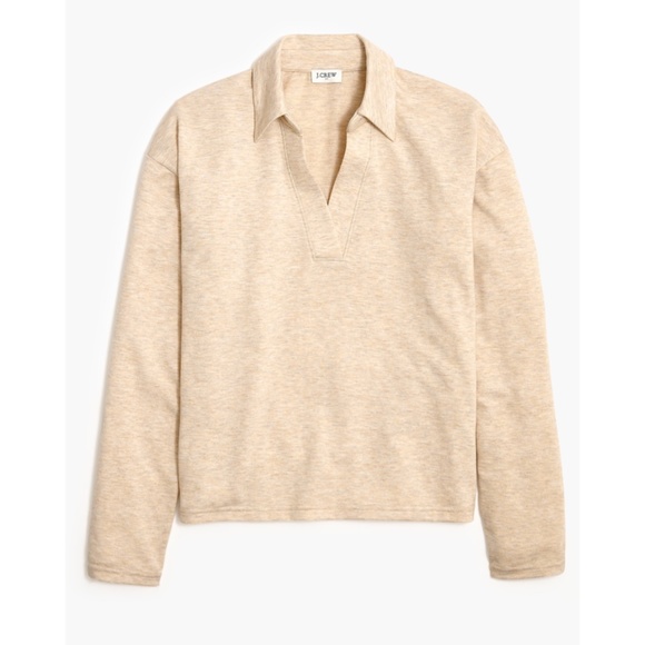 New J.Crew Soft terry polo shirt - Picture 3 of 4